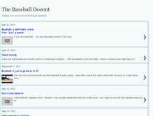 Tablet Screenshot of baseballdocent.blogspot.com