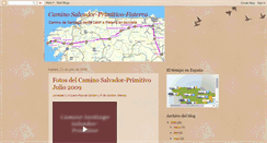 Desktop Screenshot of caminosalvador-primitivo.blogspot.com