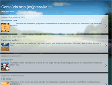 Tablet Screenshot of conteudosobexpressao.blogspot.com