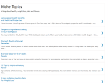 Tablet Screenshot of niche-topics.blogspot.com