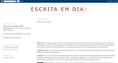 Desktop Screenshot of escrita-dia.blogspot.com