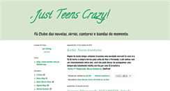 Desktop Screenshot of justteenscrazy.blogspot.com