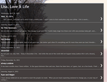 Tablet Screenshot of lisaloveandlife.blogspot.com