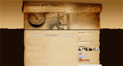 Desktop Screenshot of loucosporclio.blogspot.com