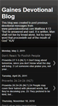 Mobile Screenshot of gainesdevotional.blogspot.com