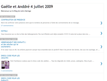 Tablet Screenshot of gaelleetanddre.blogspot.com