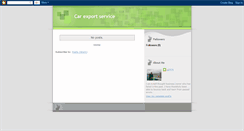 Desktop Screenshot of carexportservice.blogspot.com