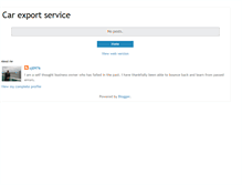 Tablet Screenshot of carexportservice.blogspot.com
