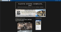 Desktop Screenshot of nativestonecompany.blogspot.com