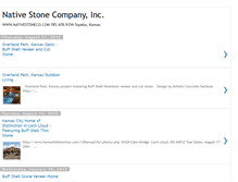 Tablet Screenshot of nativestonecompany.blogspot.com