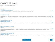 Tablet Screenshot of caminosdelinca.blogspot.com