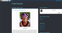 Desktop Screenshot of keokukchief.blogspot.com