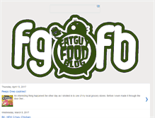 Tablet Screenshot of fatguyfoodblog.blogspot.com