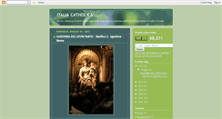 Desktop Screenshot of italia-catholica.blogspot.com