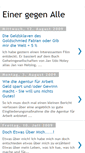 Mobile Screenshot of einer-gegen-alle.blogspot.com