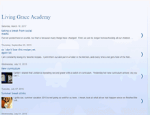 Tablet Screenshot of livinggraceacademy.blogspot.com