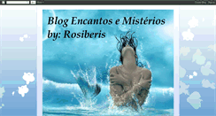 Desktop Screenshot of encantosemisterio.blogspot.com