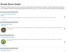 Tablet Screenshot of druidsdownunder.blogspot.com