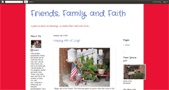 Desktop Screenshot of friendsfamilyandfaithofzandra.blogspot.com