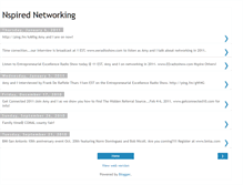 Tablet Screenshot of nspirednetworking.blogspot.com