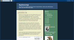 Desktop Screenshot of myytinmurtaja.blogspot.com