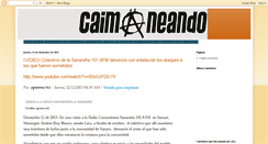 Desktop Screenshot of caimaneandodesanare.blogspot.com