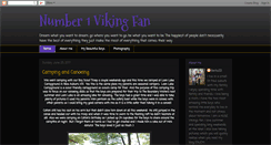 Desktop Screenshot of number1vikingfan.blogspot.com