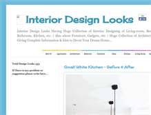 Tablet Screenshot of interiordesignlooks.blogspot.com