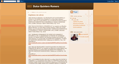 Desktop Screenshot of dulcequinteroromero.blogspot.com