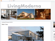 Tablet Screenshot of livingmoderna.blogspot.com