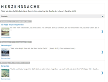 Tablet Screenshot of einfach-herzenssache.blogspot.com