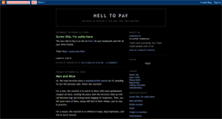 Desktop Screenshot of hell2pay.blogspot.com