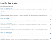 Tablet Screenshot of landforsaleadvice.blogspot.com