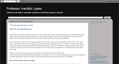 Desktop Screenshot of professorivanildolopes.blogspot.com