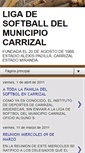 Mobile Screenshot of ligadesoftballcarrizal.blogspot.com