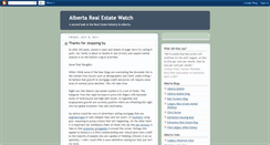 Desktop Screenshot of albertarealestatewatch.blogspot.com
