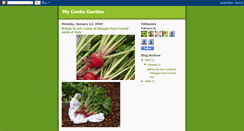 Desktop Screenshot of mycooksgarden.blogspot.com