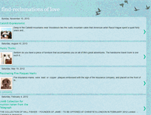 Tablet Screenshot of find-reclamationsoflove.blogspot.com