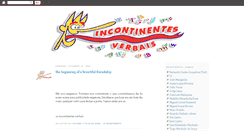 Desktop Screenshot of incontinentesverbais.blogspot.com