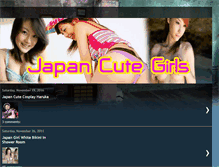 Tablet Screenshot of japan-cute-girls.blogspot.com