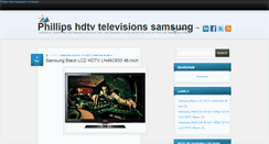 Desktop Screenshot of phillips-hdtv-televisions-samsung.blogspot.com