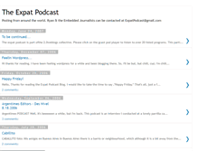 Tablet Screenshot of expatpodcast.blogspot.com