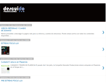 Tablet Screenshot of descuidoproducciones.blogspot.com