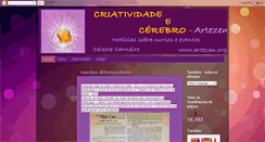 Desktop Screenshot of criatividadeecerebro.blogspot.com