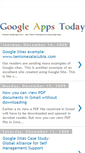 Mobile Screenshot of googleappstoday.blogspot.com