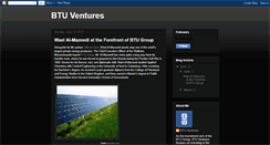 Desktop Screenshot of btuventures.blogspot.com