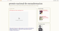 Desktop Screenshot of premionacionaldeencuadernacion.blogspot.com