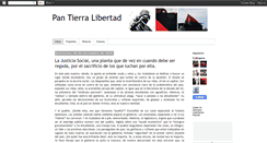 Desktop Screenshot of pantierralibertad.blogspot.com