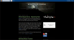 Desktop Screenshot of midnyteiscoming.blogspot.com