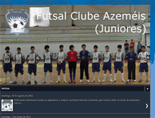 Tablet Screenshot of junioresfutsalclubeazemeis.blogspot.com